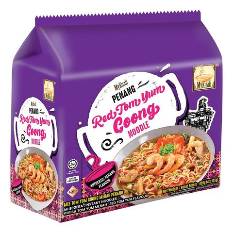 Mykuali Penang Red Tom Yum Goong 4 x 105g