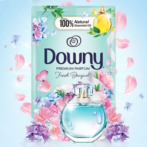Downy Parfum Fresh Bouquet Concentrate Fabric Conditioner Refill 530ml
