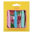 Miine Foldable Eyebrow Razor 3 Pieces - 1009695