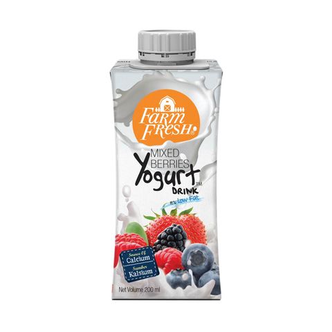 Farm Fresh Mix Berries Yogurt Milk UHT 200ml