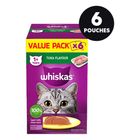 Whiskas Pouch Adult Tuna Value Pack 6 x 80g