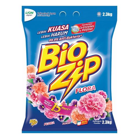 Bio Zip Flora Powder Detergent 2.3kg