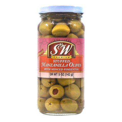 S&W Stuffed Manzanilla Olives 142g