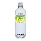 M&S Sparkling Lemon & Lime Water 500ml