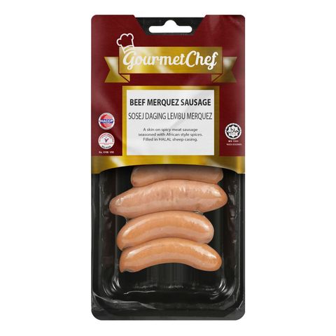 Gourmet Chef Beef Merquez Sausage (Chilled) 150g