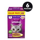 Whiskas Pouch Adult Mackerel Value Pack 6 x 80g