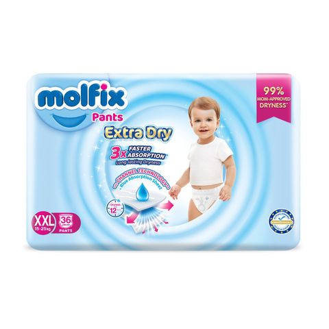 Molfix Extra Dry Pants XXL Jumbo Pack 36pcs