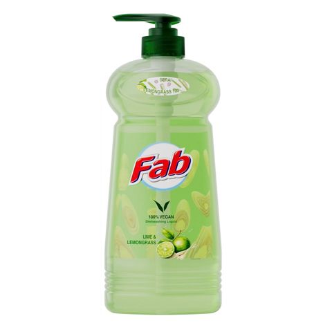 Fab Dishwashing Liquid Lime & Lemongrass 1L