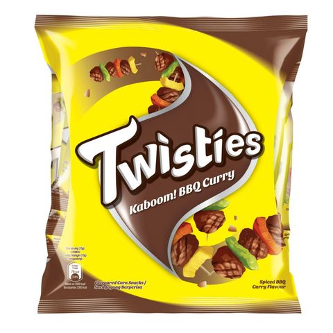 Twisties Kaboom! BBQ Curry Multipack 9x13g