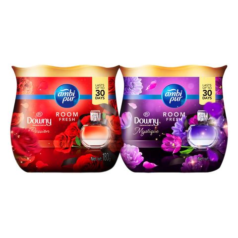 Ambi Pur Air Freshener Gel Room Fresh Downy Passion Premium Parfum 2 x 180g