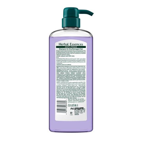 Herbal Essences Shampoo Anti-frizz Lavender & Almond Oil Hair Care 600ml