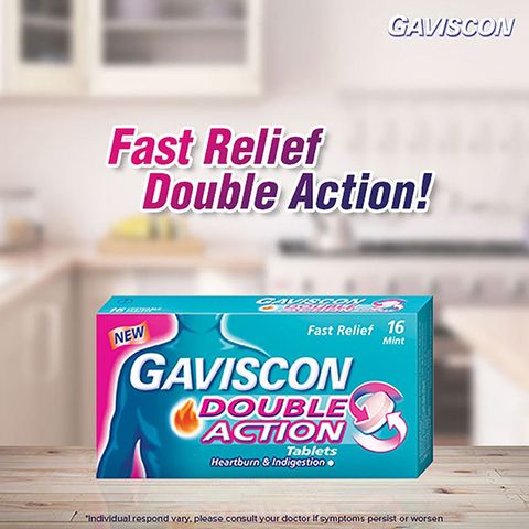 Gaviscon Double Action Tablet (250mg) | 16 Pcs