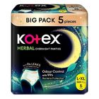 Kotex Overnight Panties Herbal Period Panties with 360 Anti-leakage Protection Disposable (L-XL) 5 Pieces | 1018296