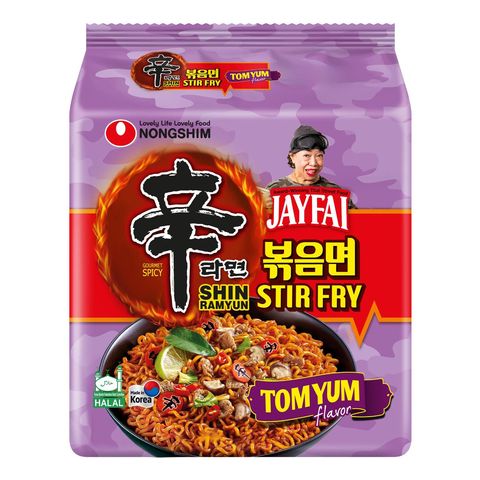 Nongshim Shin Ramyun Stir Fry Tom Yam 4 x 130g