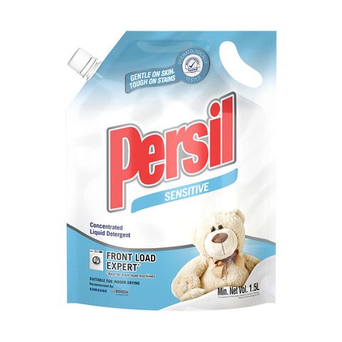 Persil Sensitive Low Suds Liquid Detergent Pouch 1.5L