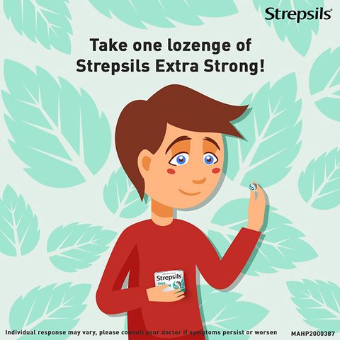 Strepsils Lozenges Extra Strong 6 Pieces