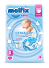 Molfix Extra Dry Pants S Jumbo 66pcs