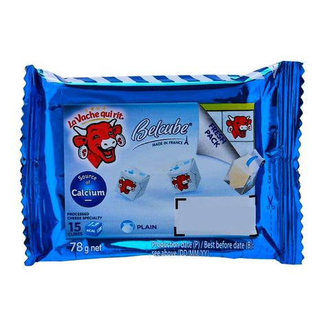 The Laughing Cow Belcube Plain Cheese Cubes (15 Pieces) 78g