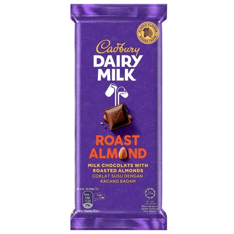 Cadbury Dairy Milk Roasted Almond Chocolate 80g