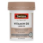 Swisse Ultiboost Vitamin D3 1000 IU 60 Pieces - 49868