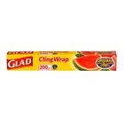 Glad Cling Wrap 200ft 1 Unit