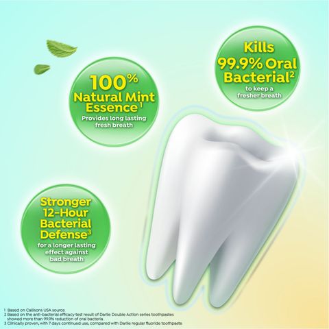 DARLIE Double Action Fresh Protect�2in1�Mouthwash + Toothpaste 160gx2 (Value Pack)