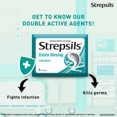 Strepsils Lozenges Extra Strong 6 Pieces