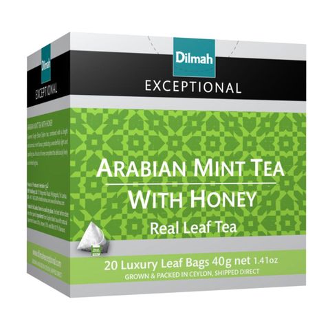 Dilmah Exceptional Pyramid Tea Bag Arabian Mint with Honey 20 x 2g