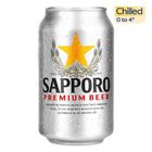 [Chilled] Sapporo Lager Beer Can (Alcohol) 320ml