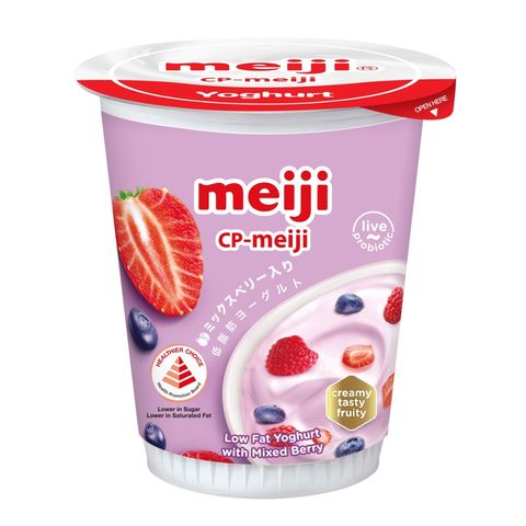 Meiji Low Fat Yoghurt with Mixed Berry 135g