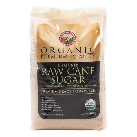 Country Farm Organics Raw Cane Sugar 900g