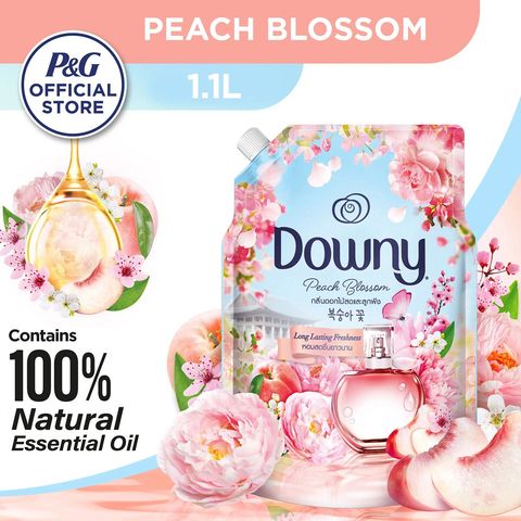 Downy Korean Peach Blossom Concentrate Fabric Conditioner Refill 1.1L