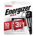 Energizer Max AAA 4 Pieces