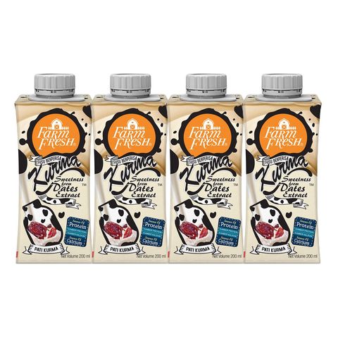 Farm Fresh UHT Kurma Milk 4 x 200ml