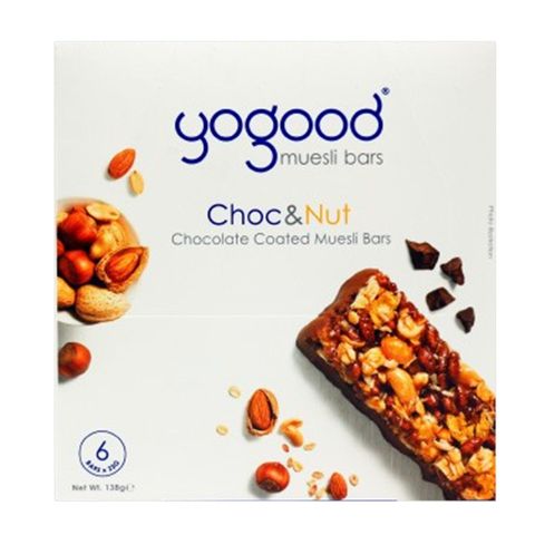 Yogood Choc & Nut Muesli Bars 6 x 23g