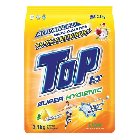 Top Super Hygienic Powder Detergent 2.1kg
