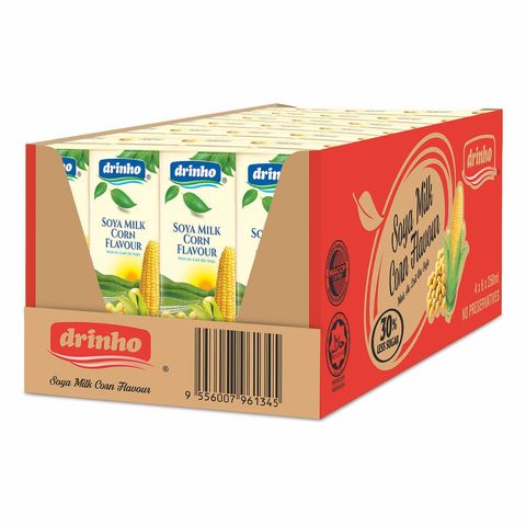 Drinho Corn Soya Milk 4 x 6 x 250ml