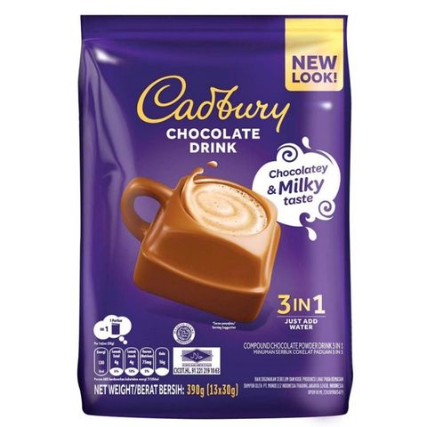 Cadbury 3 in 1 Hot Chocolate Drink 390g