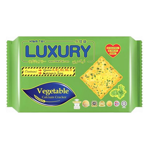 Hwa Tai Luxury Vegetable Calcium Cracker 185g