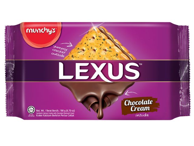 Munchy's Lexus Sandwich Chocolate 190g