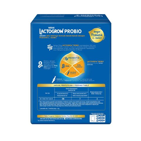 Lactogrow Probio Step 3 (1-3 Years) BIB 2 x 550g