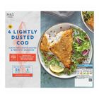 M&S Food 4 Lightly Dusted Cod 450g