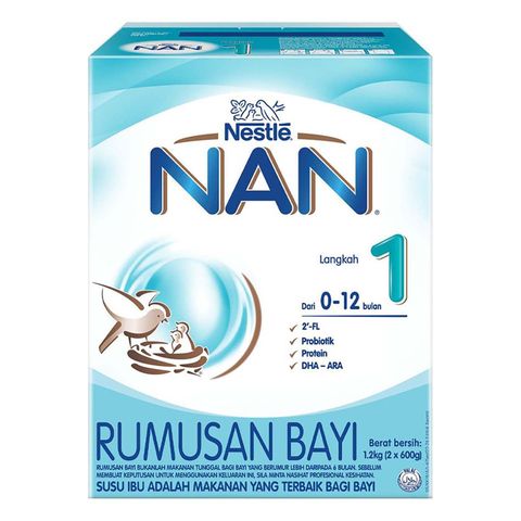 Nestle NAN Step 1 (0-12 Months) 2 x 600g