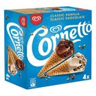 Wall's Cornetto Classic Vanilla & Chocolate Multipack 4 x 110ml