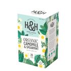 Heath & Heather Organic Camomile & Spearmint Tea (20 Sachets) 30g