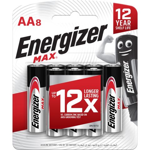 ENERGIZER MAX AA 8pcs