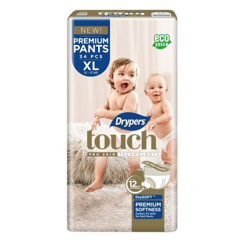 Drypers Touch Pants (XL) 34 Pieces