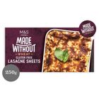 M&S Made without Wheat and Gluten Free Lasagne Sheets 250g