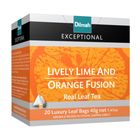 Dilmah Exceptional Pyramid Tea Bag Lively Lime & Orange 20 x 2g