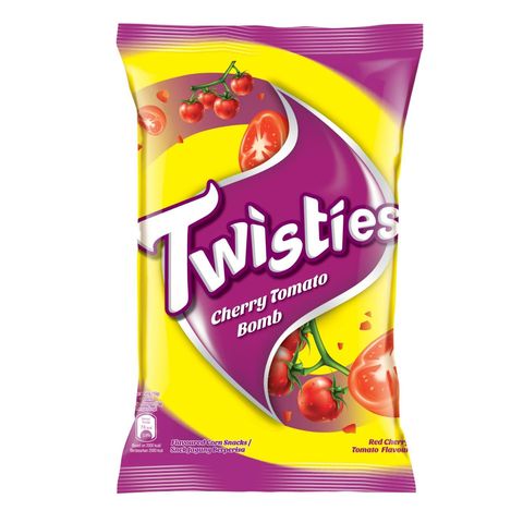 Twisties Cherry Tomato Bomb Big Pack Corn Snacks 140g